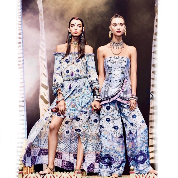 Camilla Tales of Tatiana Drop Shoulder Split Dress - Picture 2 of 16